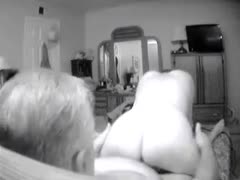 An amateur elderly housewife learns how to turn a knob backwards.